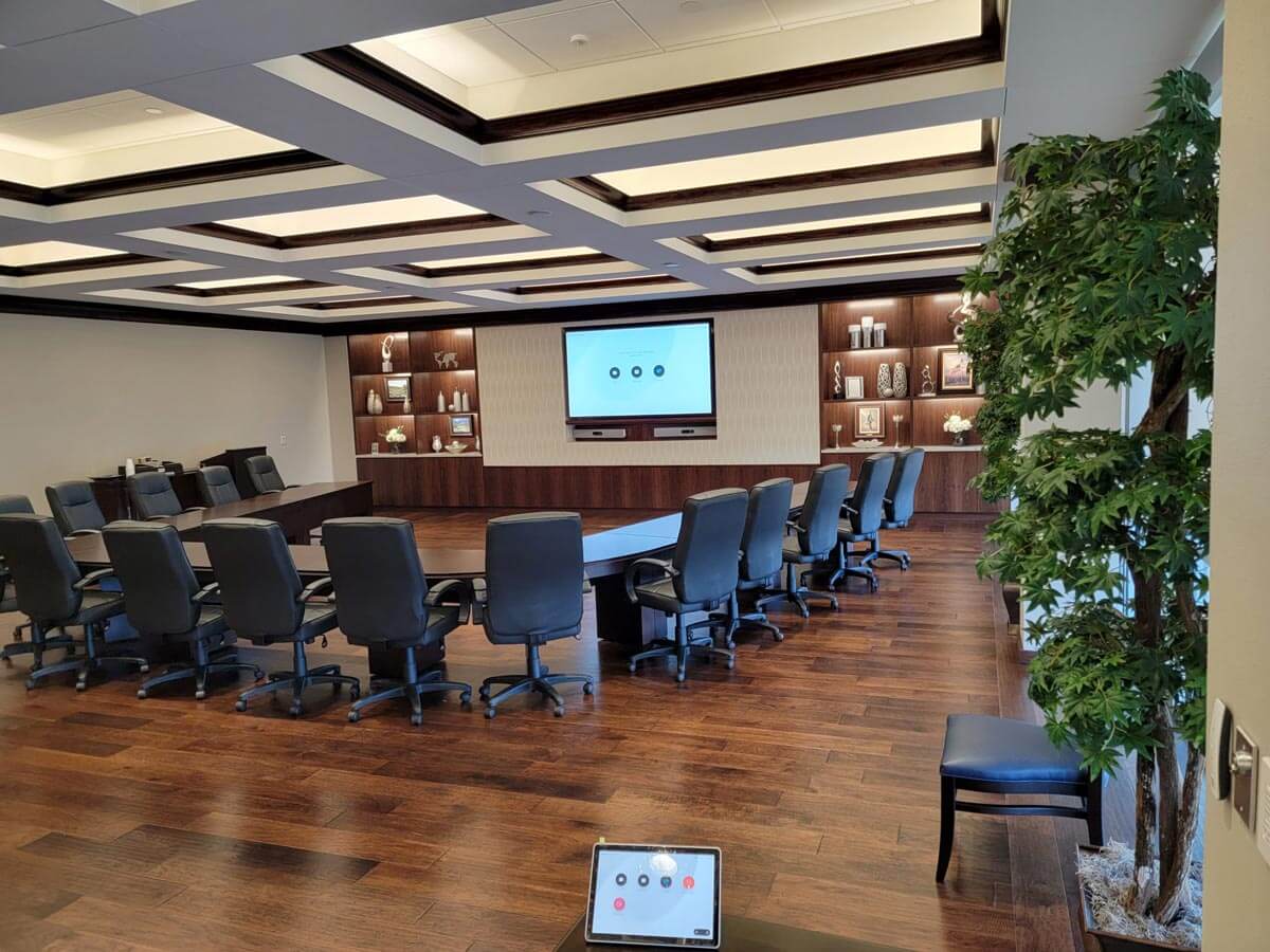 Executive Boardroom with Dual Quad Cameras